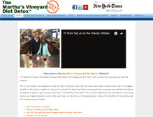 Tablet Screenshot of mvdietdetox.com